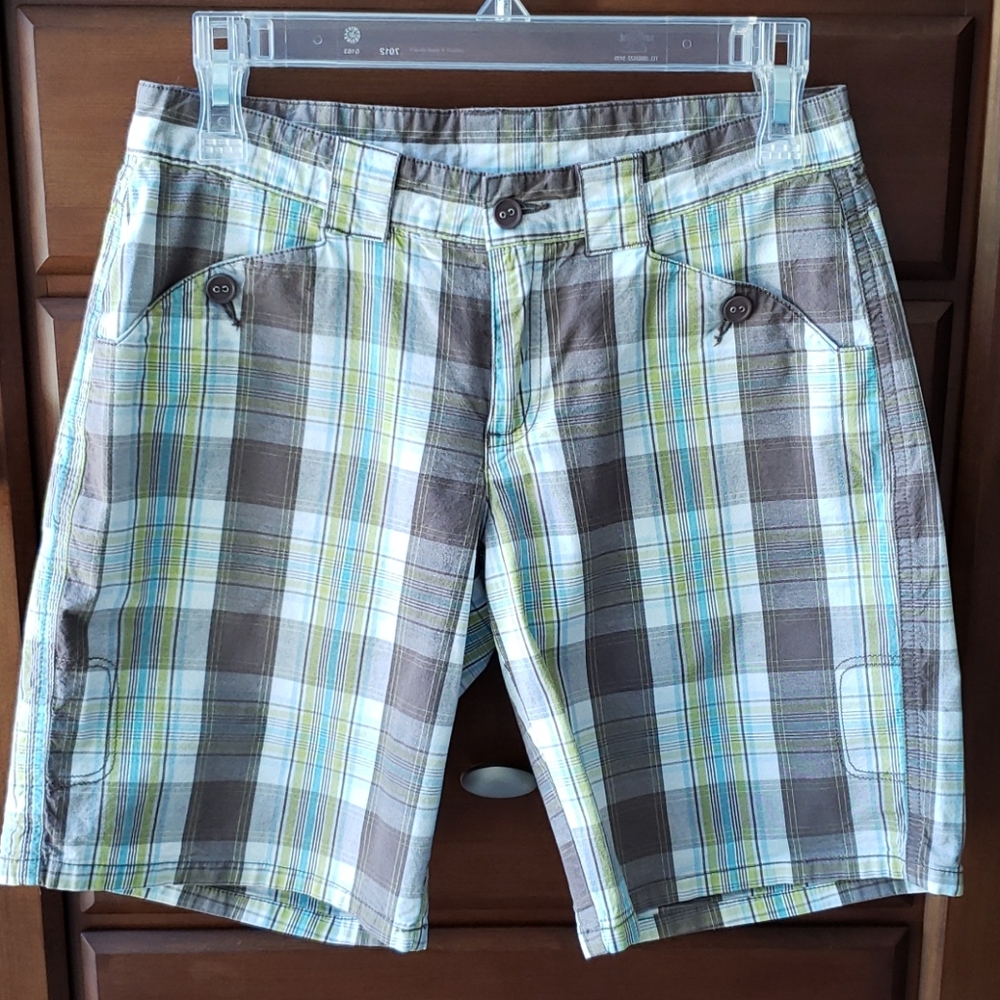 Plaid womens shorts